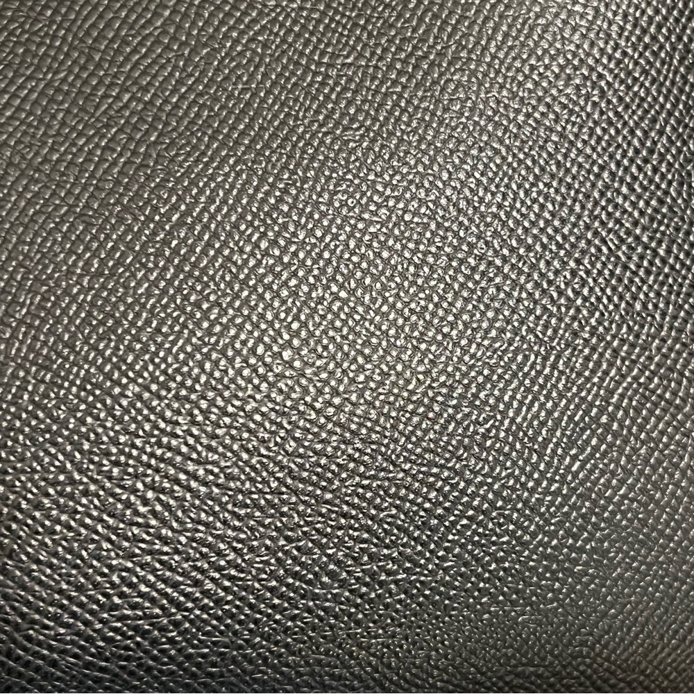 Stefano Serapian Milano Black Textured Leather  Handbag Tote - Picture 6 of 8